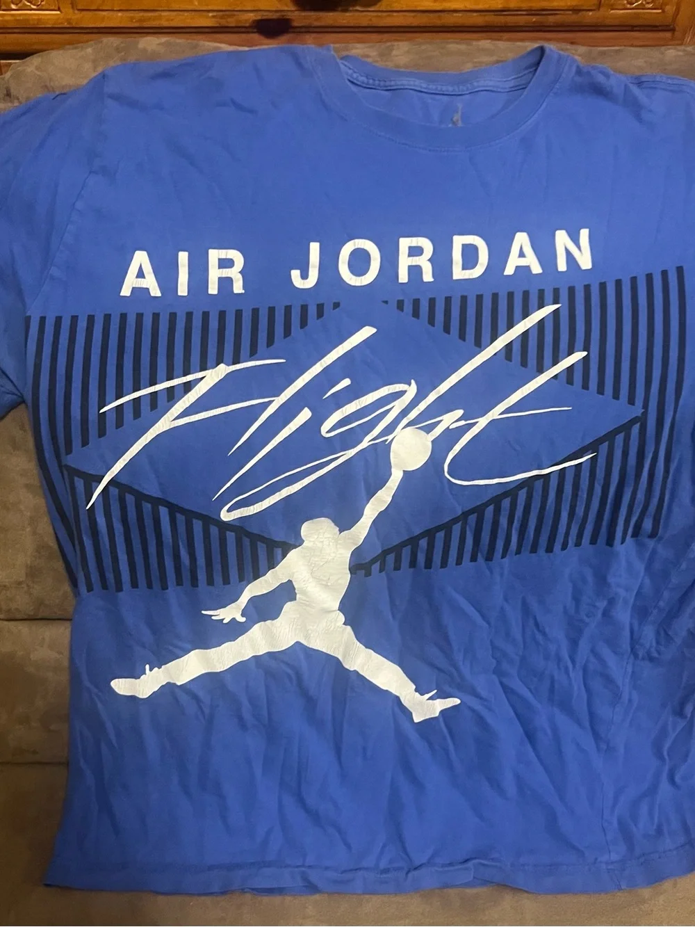 Jordan Blue 'Air Jordan Flight' Graphic Tee